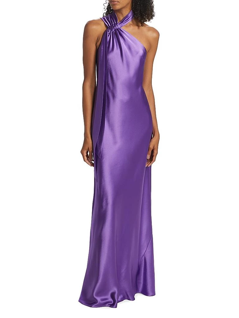 Galvan Ushuaia Satin Tieneck Gown 3