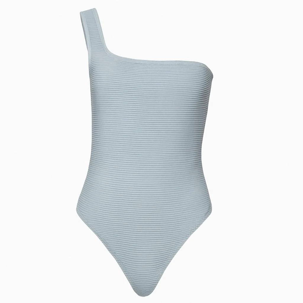 RUMER Women
s Cassidy One Shoulder Maillot Bathing Suit/body Suit In Seafoam Green