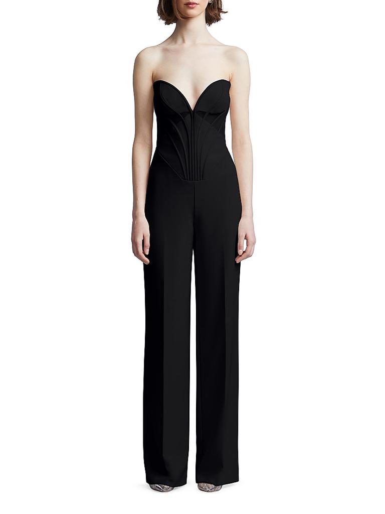BCBG Electra Strapless Bustier Jumpsuit