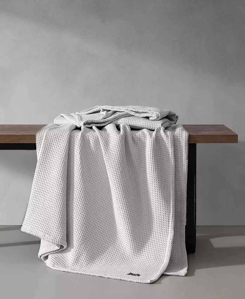 Vera Wang Waffleweave Cotton Reversible Blanket 3