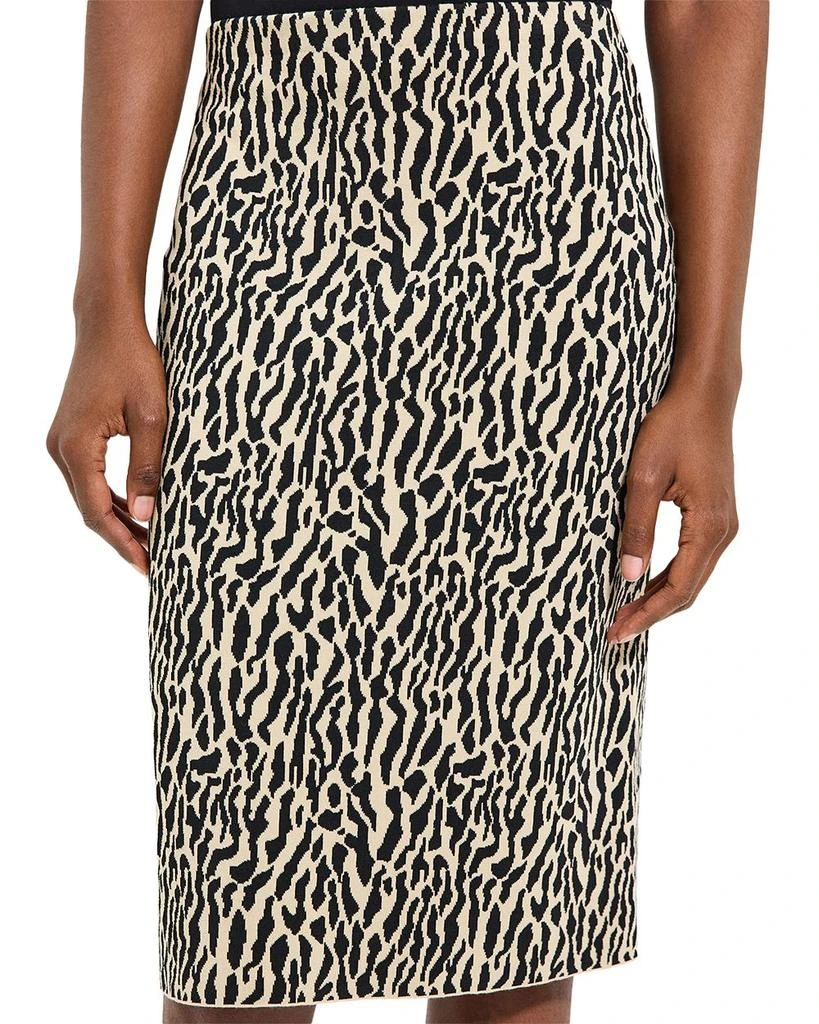 Theory Bristol Animal Print Pencil Skirt 5