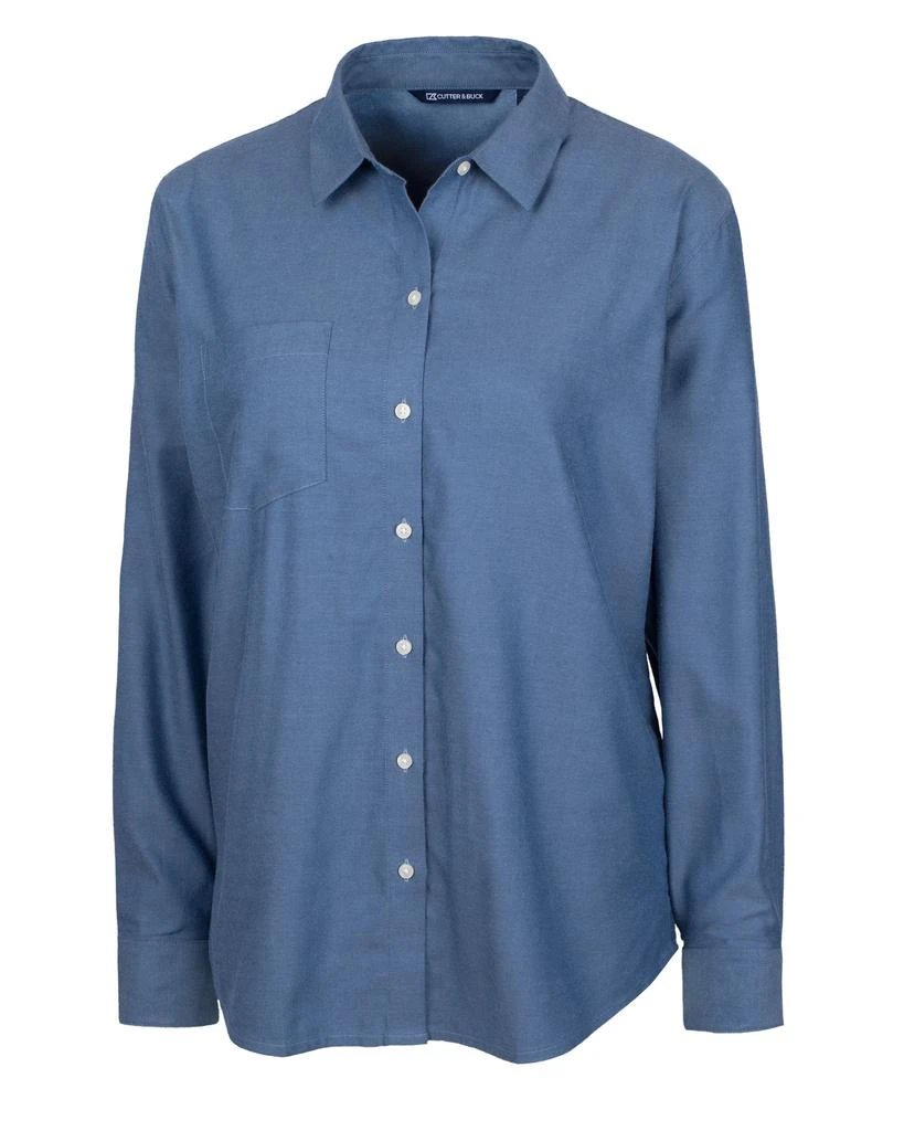 Cutter & Buck Ladies' Windward Twill Long Sleeve Shirt 3