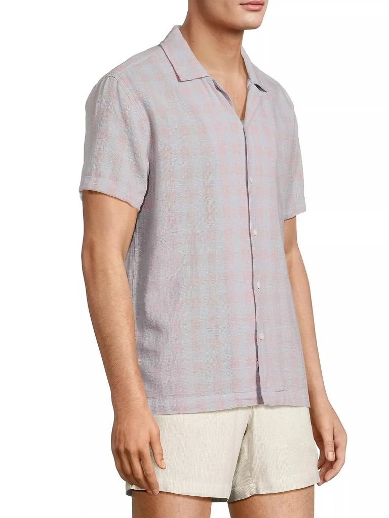 Rails Dresden Gingham Cotton Camp Shirt 4