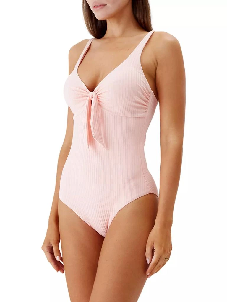 Melissa Odabash Lisbon Tie-Detail One-Piece 3