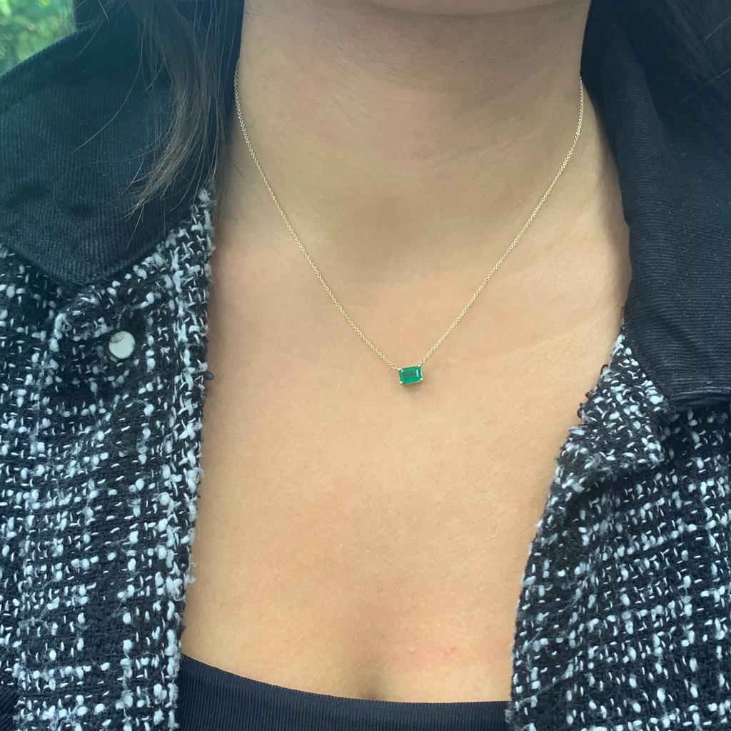 Sabrina Designs 14k Gold & Emerald Necklace