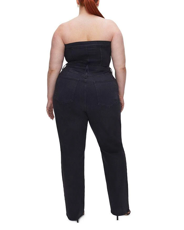 Good American Tube Denim Jumpsuit 7