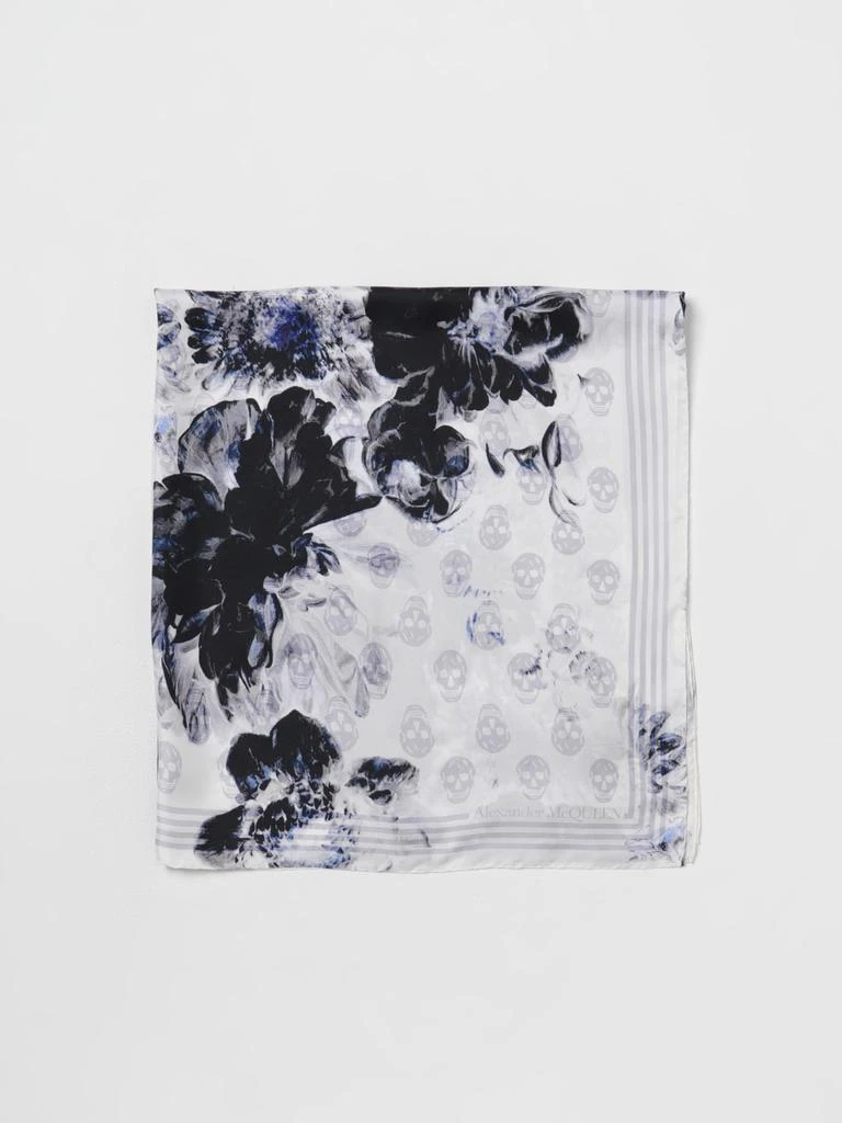 Alexander McQueen Alexander McQueen Biker printed silk scarf 1