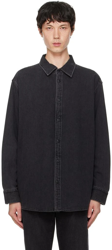 Rag & Bone Black Matthew Denim Shirt 1