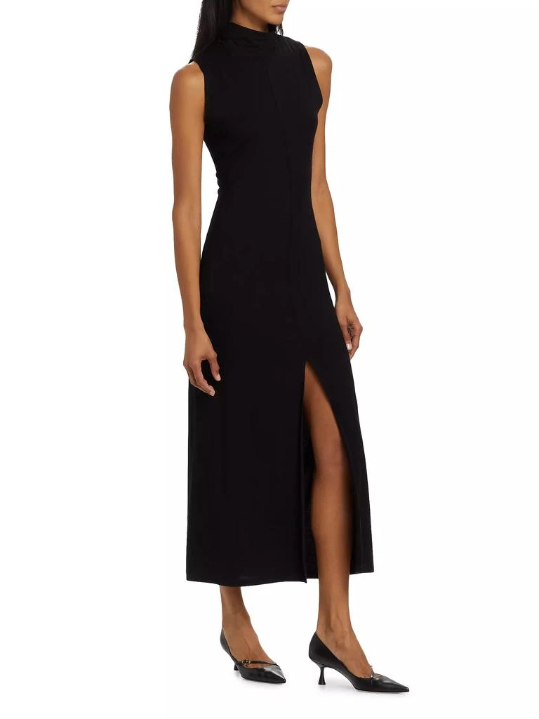 Reformation Axton Mock Turtleneck Midi-Dress 4