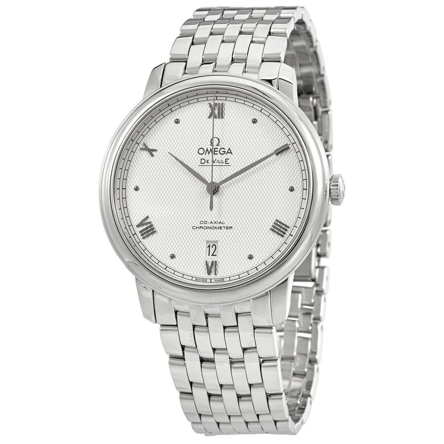 Omega De Ville 39 Automatic Chronometer Silver Dial Men's Watch 424.10.40.20.02.006 1