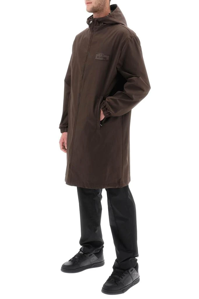 Valentino raincoat with maison valentino rubber label 4