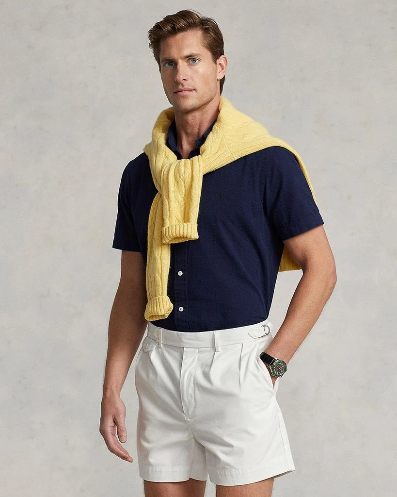 Ralph Lauren Classic Fit Seersucker Short Sleeve Shirt 6