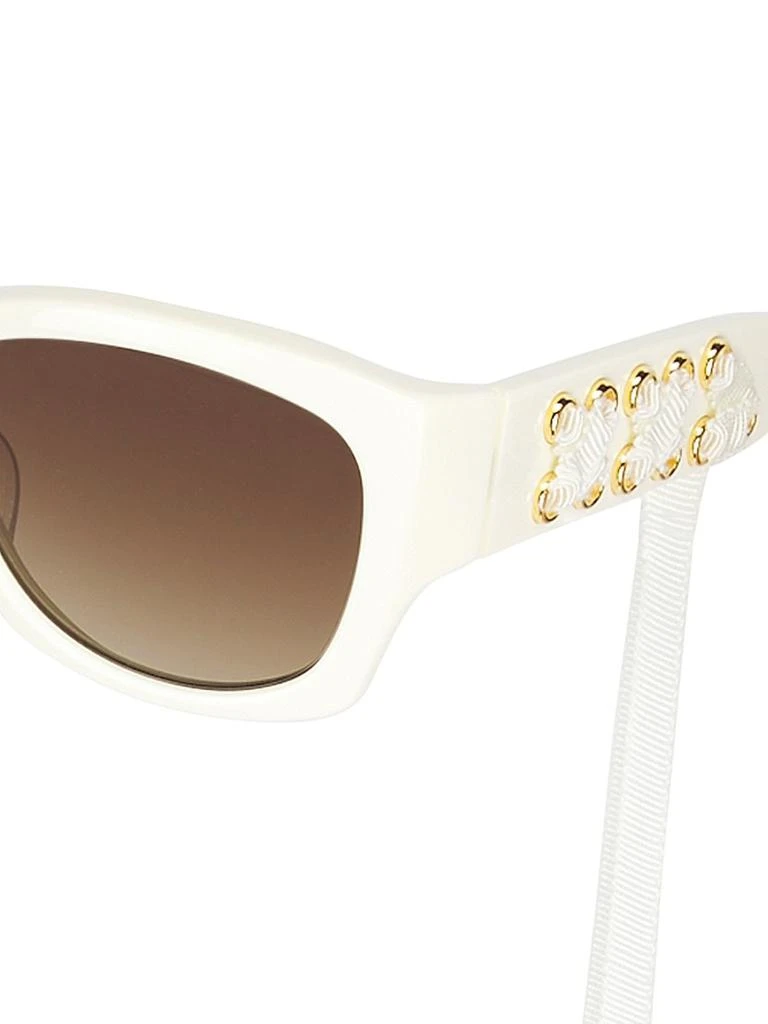 Barton Perreira Cora 56MM Rectangular Sunglasses 3