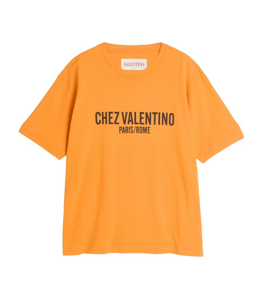 Tシャツ・カットソー VALENTINO CHEZ VALENTINO COTTON T-SHIRT Valentino Cotton Chez Valentino T-Shirt - T-Shirts - Compare