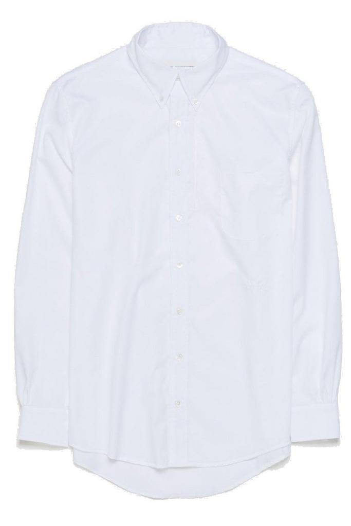 Random Identities Random Identities Cut Out Curved Hem Shirt