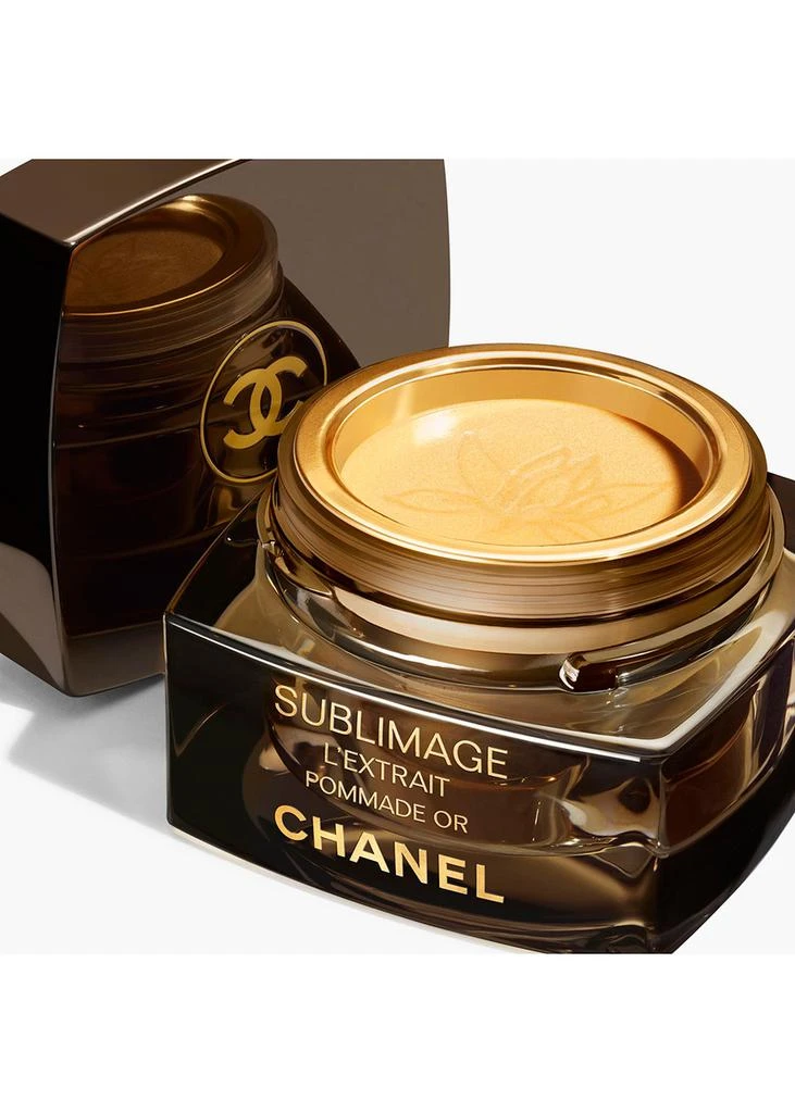 Chanel SUBLIMAGE L'EXTRAIT POMMADE OR ~ Golden Radiance Balm Jar 15g 3