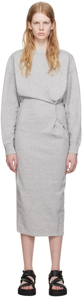 Isabel Marant Gray Meg Midi Dress 1