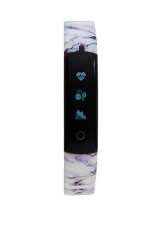 B FIT WATCH Slim Marble Fitness Tracker with Replacement Strap 1