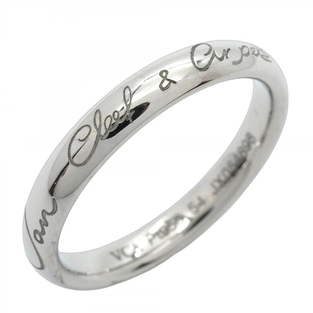 Van Cleef & Arpels Platinum 950 Band Ring (Pre-Owned)