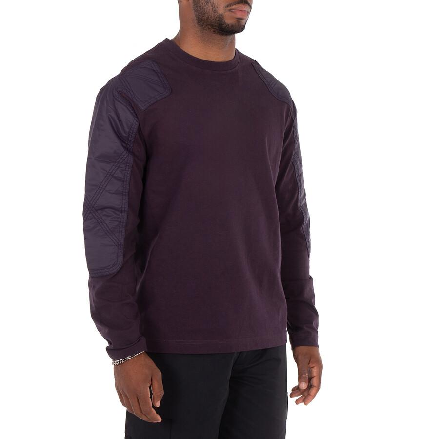 Burberry Long Sleeve Panelled Cotton Top