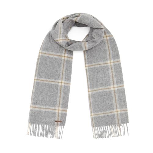 Hortons England Hortons England - 100% Wool Country Scarf Grey Check