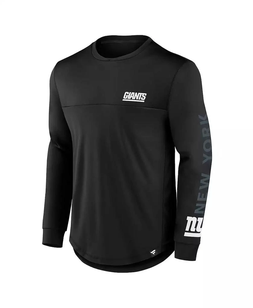 Fanatics Men's Black New York Giants Blackout Long Sleeve T-Shirt 2