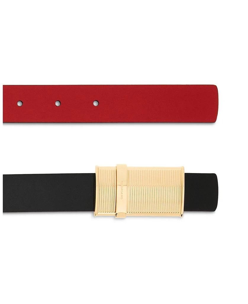 Salvatore Ferragamo Women's Reversible Leather Belt 6