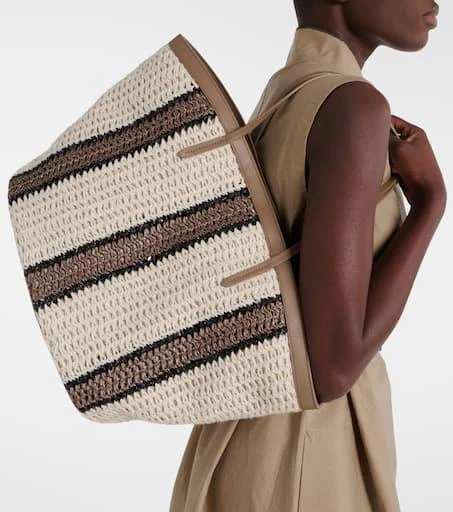 Brunello Cucinelli Medium crochet tote bag 2