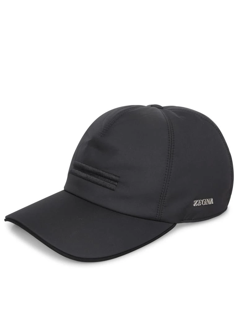 Zegna Black Baseball Cap 1