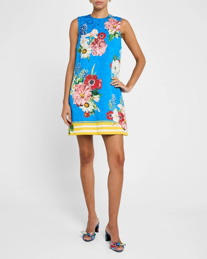 Dolce 
Gabbana Kiera Sofia Denim Floral Bow Sandals 2