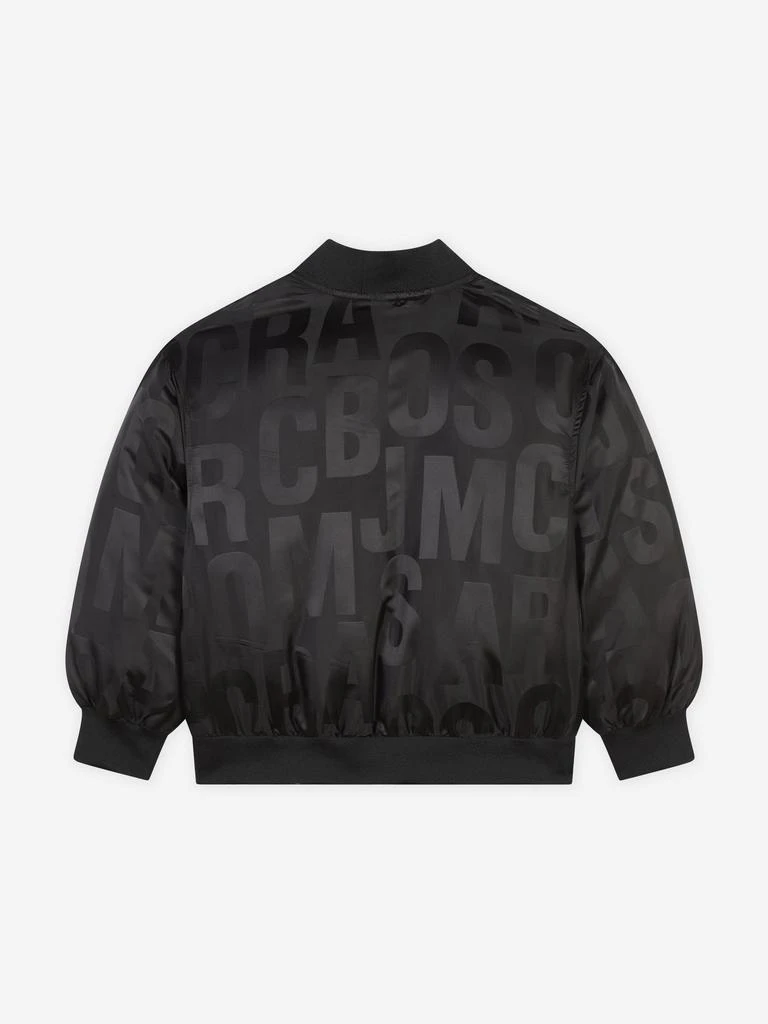 Marc Jacobs MARC JACOBS Kids Logo Bomber Jacket in Black 3