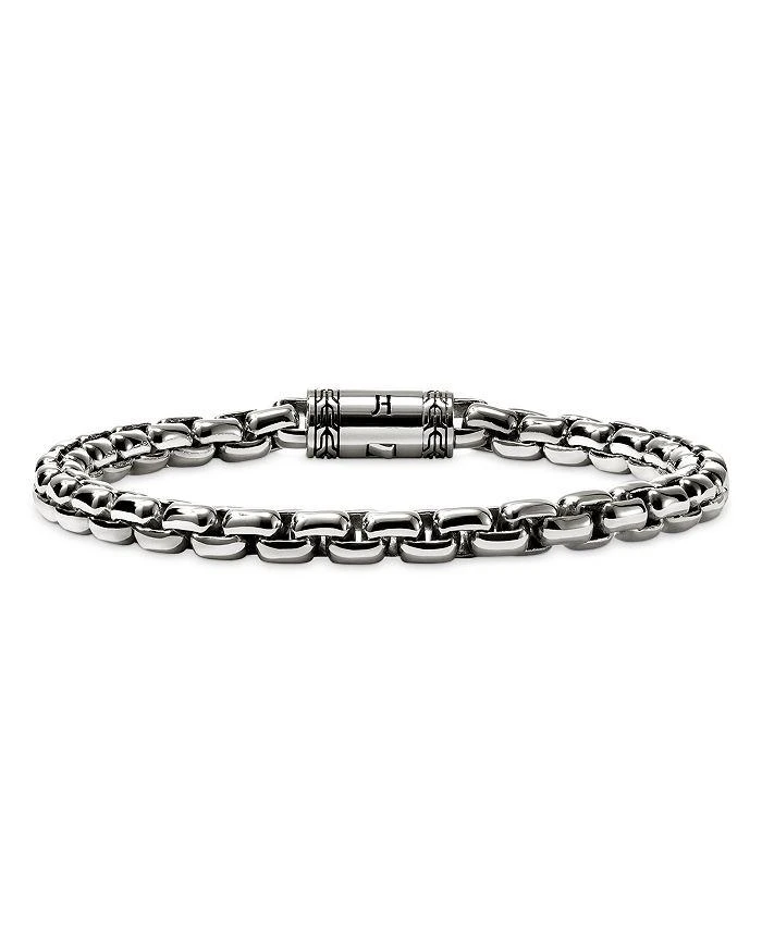 John Hardy Sterling Silver Box Chain Bracelet