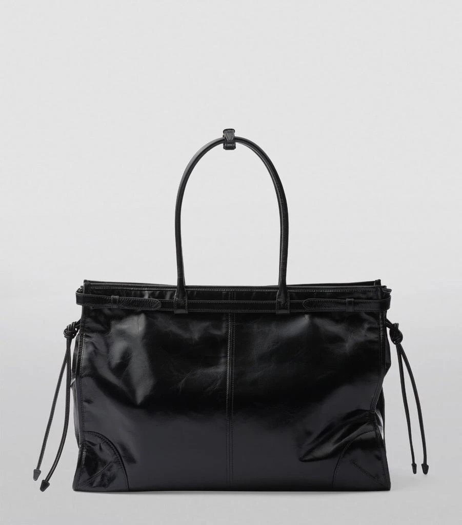 Prada Large Leather Bonnie Top-Handle Bag 3