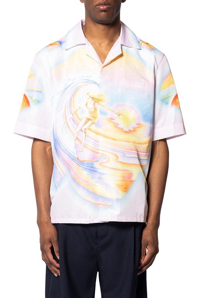 Casablanca Casablanca Psychedelic Nirvana Swim Shirt