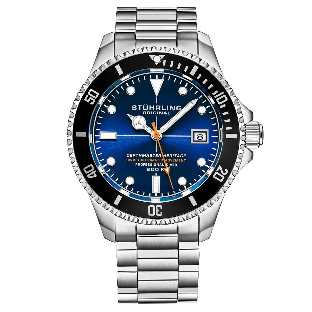 Stuhrling Original Swiss Automatic Depthmaster Heritage 883H 42mm Diver 1