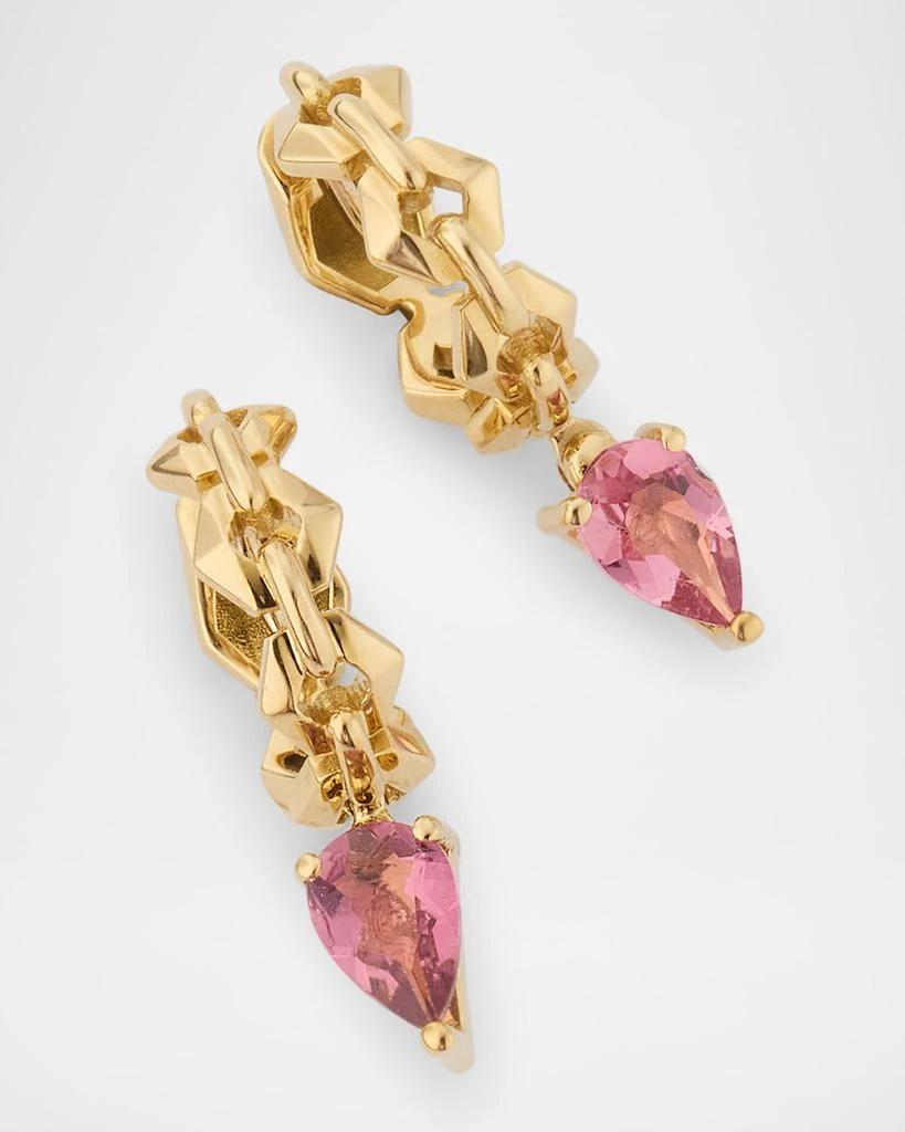 Dries Criel 18K Yellow Gold Bond Mini Hoop Earrings 3