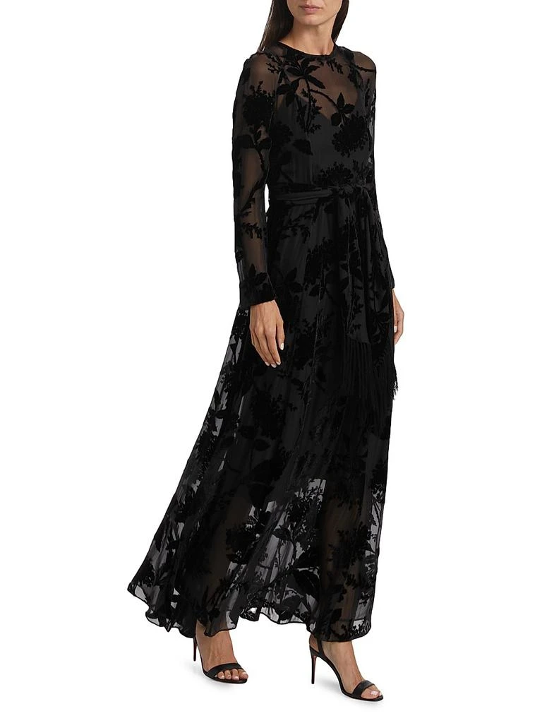 chinese dress ladies Zimmermann Raie Swing Maxi Dress Purple/Red Floral