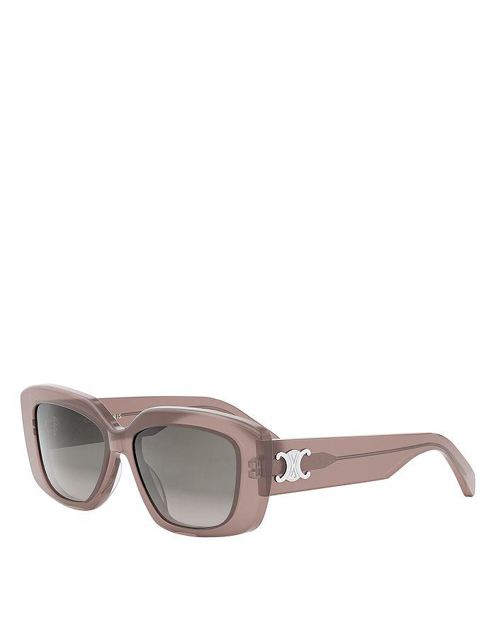 CELINE Triomphe Geometric Sunglasses, 55mm