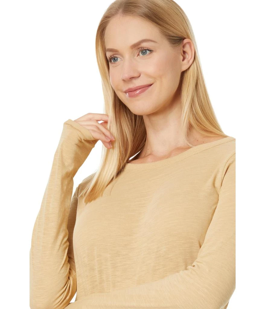 Madewell Whisper Cotton Rib-Crewneck Long-Sleeve Tee 3