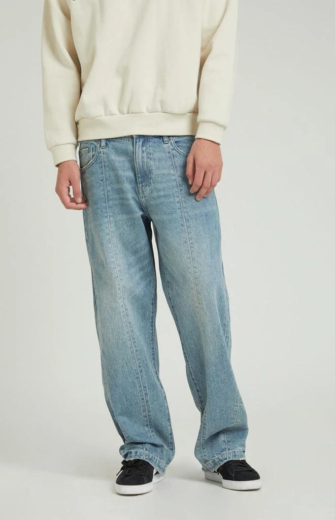 PacSun Dylan Pieced Baggy Jeans Medium Blue 2