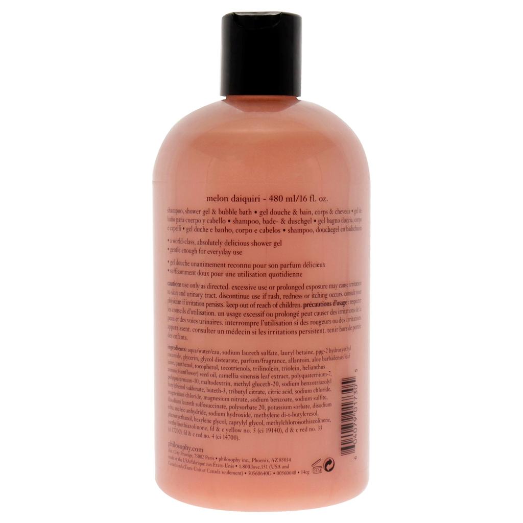 philosophy Melon Daiquiri Shampoo, Bath and Shower Gel by for Unisex - 16 oz Shower Gel