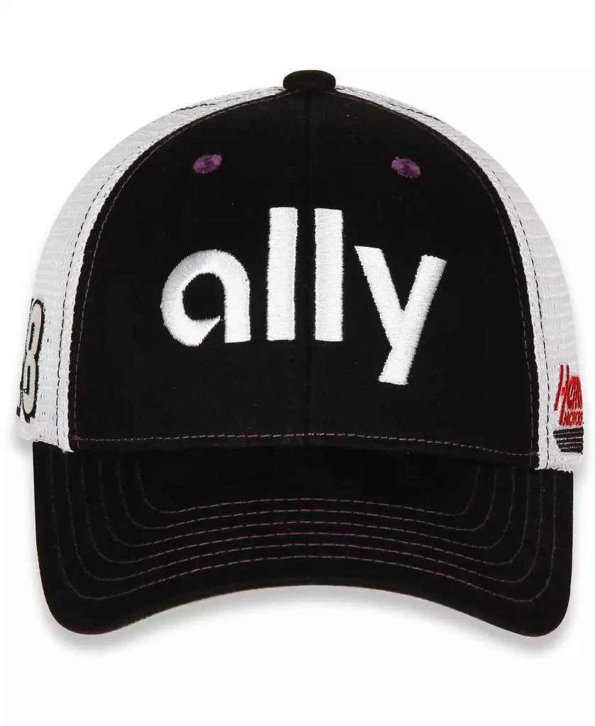 Fanatics Men's Hendrick Motorsports Team Collection Black, White Alex Bowman Ally Sponsor Adjustable Trucker Hat 3