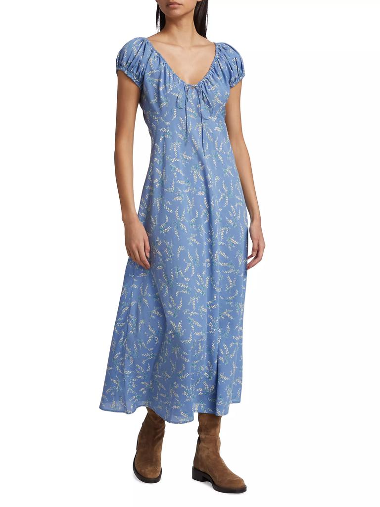 DÔEN Sofia Cotton & Viscose Midi-Dress