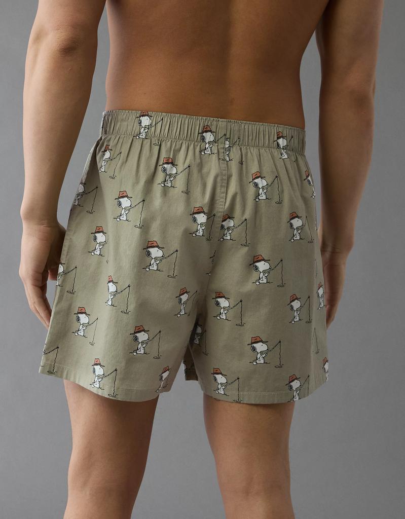 AE AEO Men's Snoopy Fishing Stretch Boxer Short
