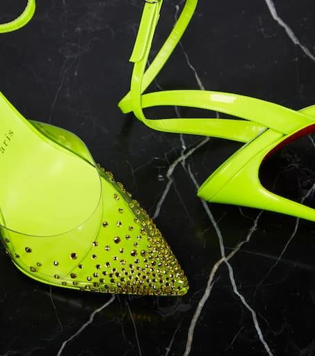 Christian Louboutin Spikaqueen 100 embellished pumps 6