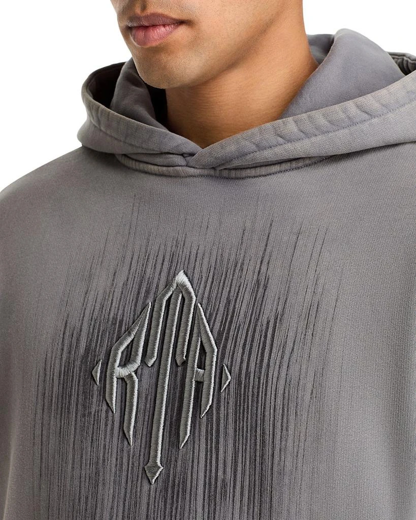 RTA Relaxed Fit Jordan Stone Etched Monogram Hoodie 6