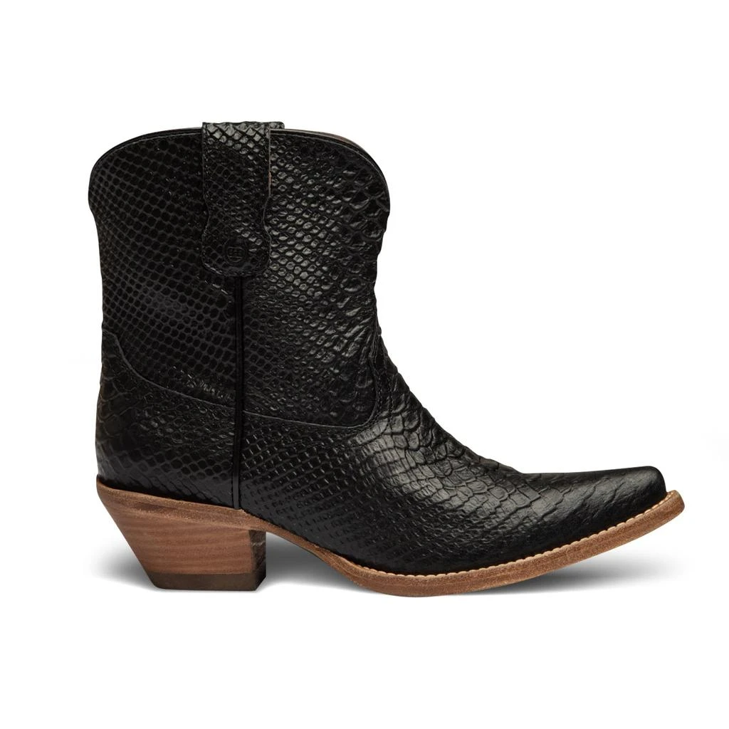 Buck & Brana Austin Anaconda Leather Western Booties By 6