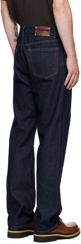 Shop Indigo Straight-Leg Jeans on Sale at BeyondStyle – Get