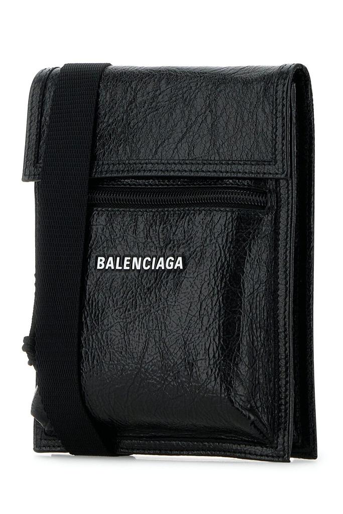 Balenciaga Black leather Explorer crossbody bag