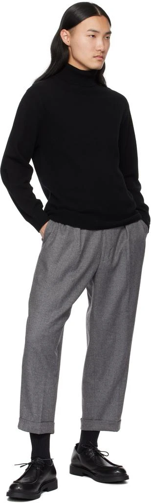 BEAMS PLUS Black 9G Turtleneck 4